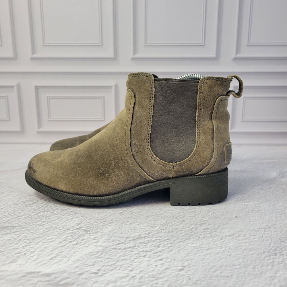 UGG Brown BONHAM II Waterproof Brown Suede Chelsea Boots 1095150‎ Size 7